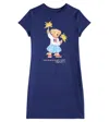 Polo Ralph Lauren Polo Bear Cotton Jersey T-shirt Dress In Blue