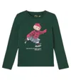 Polo Ralph Lauren Polo Bear Cotton Jersey T-shirt In Green