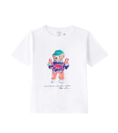 POLO RALPH LAUREN POLO BEAR COTTON JERSEY T-SHIRT