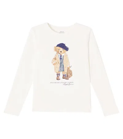 POLO RALPH LAUREN POLO BEAR COTTON JERSEY T-SHIRT