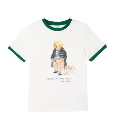 POLO RALPH LAUREN POLO BEAR COTTON JERSEY T-SHIRT