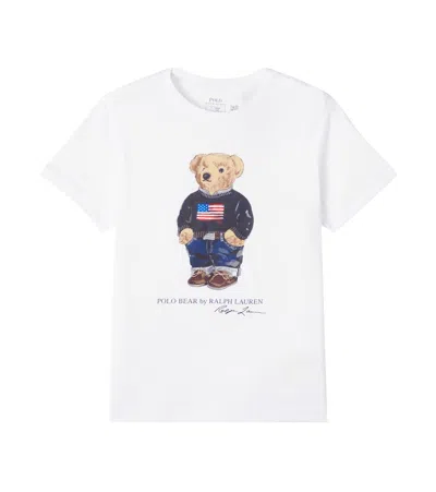 Polo Ralph Lauren Kids T-shirt Polo Bear Crew N In White