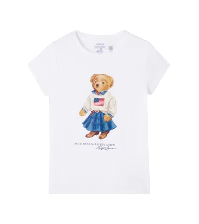 POLO RALPH LAUREN POLO BEAR COTTON JERSEY T-SHIRT