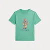 Polo Ralph Lauren Polo Bear Cotton Jersey Tee In Haven Green