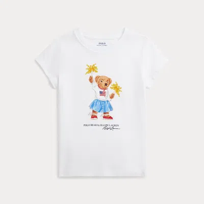POLO RALPH LAUREN RALPH LAUREN POLO BEAR COTTON JERSEY TEE