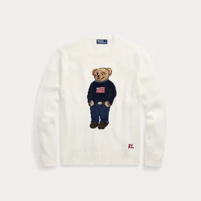 Polo Ralph Lauren Polo Bear" Sweater White