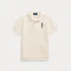 Polo Ralph Lauren Polo Bear Cotton Mesh Polo Shirt In Nevis