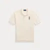 Polo Ralph Lauren Polo Bear Cotton Mesh Polo Shirt In Nevis