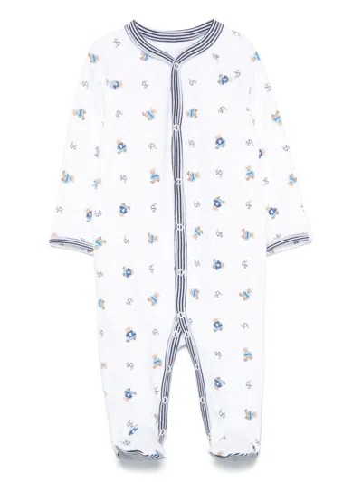 Polo Ralph Lauren Babies' Polo Bear Cotton Pajamas In White