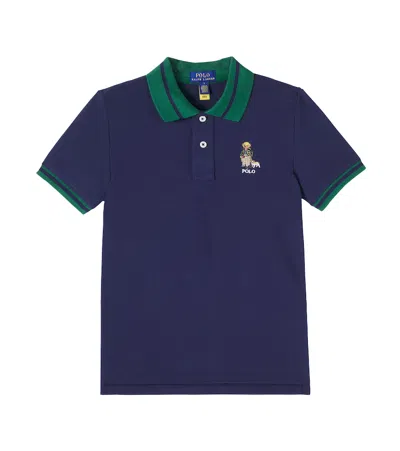 POLO RALPH LAUREN POLO BEAR COTTON POLO SHIRT