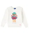 Polo Ralph Lauren Polo Bear Cotton Sweater In White