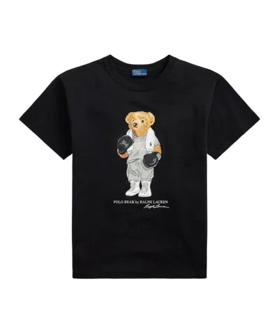 POLO RALPH LAUREN POLO RALPH LAUREN BEAR PRINTED CREWNECK T-SHIRT