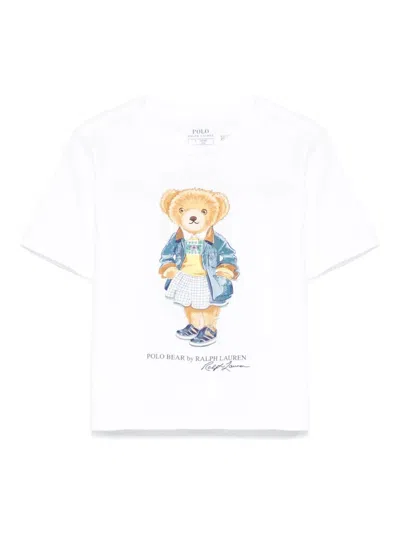 POLO RALPH LAUREN POLO BEAR COTTON T-SHIRT