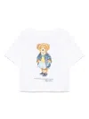 Polo Ralph Lauren Polo Bear Cotton Jersey T-shirt In White