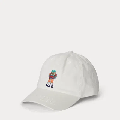 Polo Ralph Lauren Kids' Polo Bear Cotton Twill Ball Cap In Nevis
