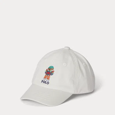 Polo Ralph Lauren Babies' Polo Bear Cotton Twill Ball Cap In Nevis