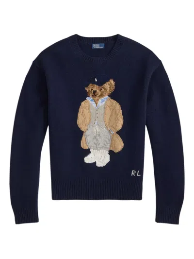 Polo Ralph Lauren Sweater Pullover Hunter Navy In Blue