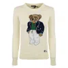 Polo Ralph Lauren Polo Bear Crewneck Sweater In Multi