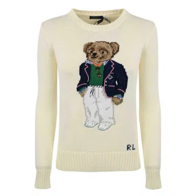 POLO RALPH LAUREN POLO BEAR CREWNECK SWEATER