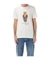 Polo Ralph Lauren Polo Bear T-shirt Custom Slim-fit In White