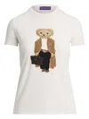 Polo Ralph Lauren Polo Bear-embroidered T-shirt In White