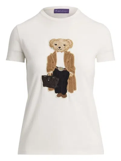 Polo Ralph Lauren Polo Bear-embroidered T-shirt In White