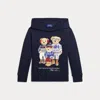 Polo Ralph Lauren Polo Bear Fleece Hoodie In Rl Navy
