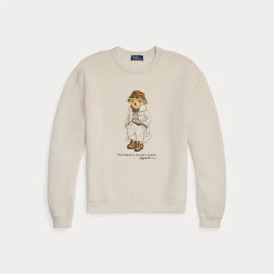 Polo Ralph Lauren Polo Bear Fleece Crewneck In Antiquecream