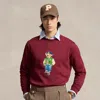 Polo Ralph Lauren Polo Bear Fleece Pullover In Red