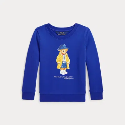 Polo Ralph Lauren Kids' Polo Bear Fleece Sweatshirt In Cruise Royal