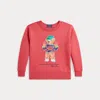 Polo Ralph Lauren Polo Bear Fleece Sweatshirt In Nantucket Red