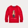 Polo Ralph Lauren Big Boys Polo Bear Fleece Sweatshirt In Rl2000 Red