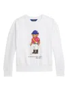 Polo Ralph Lauren Polo Bear Fleece Sweatshirt In White