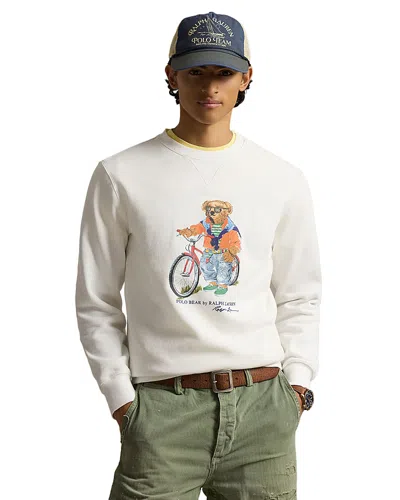 Polo Ralph Lauren Polo Bear Fleece Sweatshirt In White