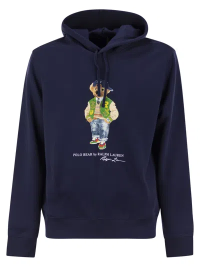 POLO RALPH LAUREN POLO BEAR FLEECE WITH HOOD