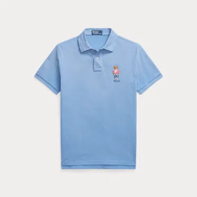 POLO RALPH LAUREN POLO BEAR GARMENT-DYED MESH POLO SHIRT