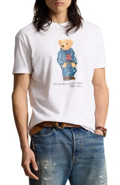 Polo Ralph Lauren Polo Bear Graphic T-shirt In White