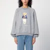 POLO RALPH LAUREN POLO BEAR GREY CREW-NECK SWEATSHIRT