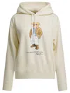 Polo Ralph Lauren "polo Bear" Hoodie In Neutral