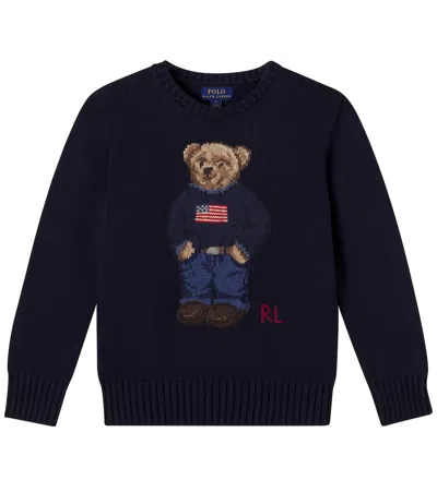 Polo Ralph Lauren Sweater Kids Color Navy In Blue