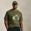 Polo Ralph Lauren Polo Bear Jersey T-shirt In Green
