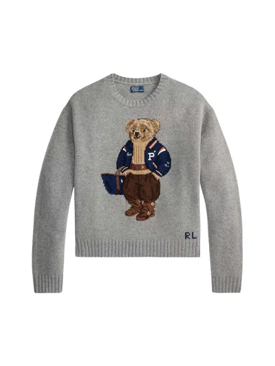 Polo Ralph Lauren Polo Bear Knit In Grey