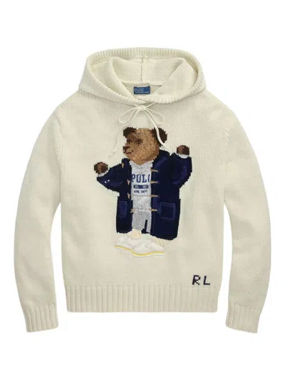 POLO RALPH LAUREN POLO RALPH LAUREN POLO BEAR KNIT HOODIE