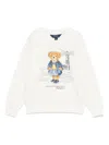 Polo Ralph Lauren Polo Bear Terry Sweatshirt In White
