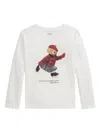 Polo Ralph Lauren Ralph Lauren Polo Bear Cotton Long-sleeve Tee In White