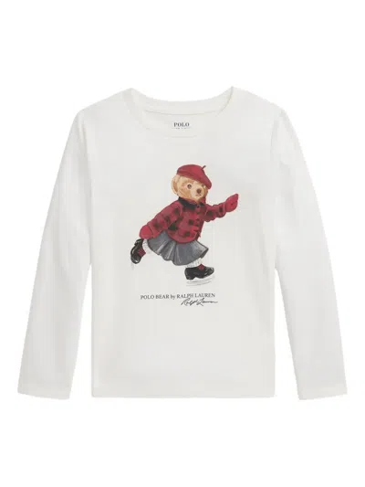 POLO RALPH LAUREN POLO-BEAR LONG-SLEEVE JERSEY T-SHIRT