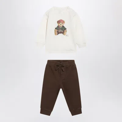 Polo Ralph Lauren Polo Bear Mini Cotton Baby Set In Multi