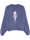 Polo Ralph Lauren Polo Bear-motif Sweatshirt In Blue