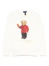 Polo Ralph Lauren Polo-bear-motif Sweatshirt In White
