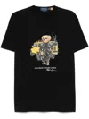 Polo Ralph Lauren Classic Fit Polo Bear T-shirt In 黑色